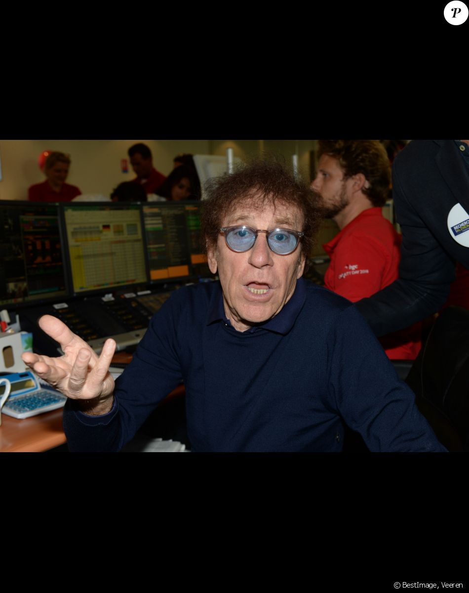 Alain Souchon - 14e édition du Charity Day dans la salle des marchés de la société de courtage Aure BGC à Paris, le 11 septembre 2018. © Veeren/Bestimage