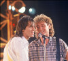Jean-Jacques Goldman et Michael Jones en 1987