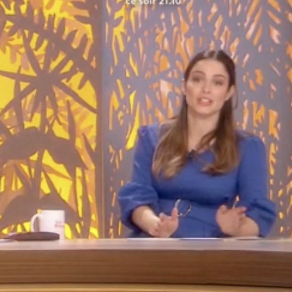 La chroniqueuse Marie Treille Stefani se dévoile bien enceinte dans l'émission "Bel et bien" sur France 2 - Samedi 12 mars 2022