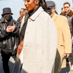 Exclusif - Aya Nakamura - Sorties du défilé Balenciaga Automne/Hiver 2022/2023 lors de la Fashion Week de Paris au Bourget à Paris, France, le 6 mars 2022. © Da Silva-Perusseau/Bestimage 