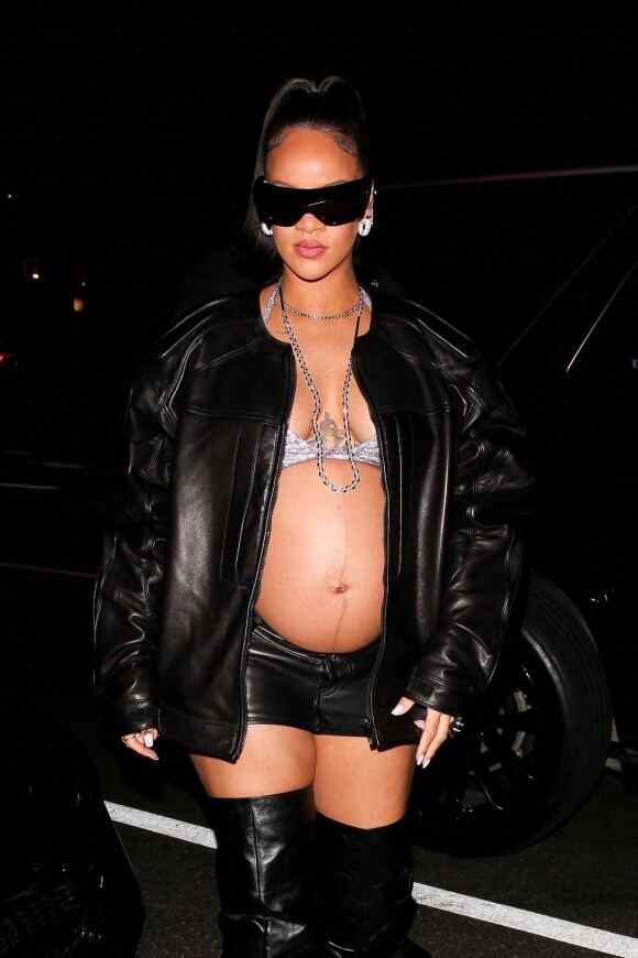 Exclusif - Rihanna à Santa Monica le 12 mars 2022. 