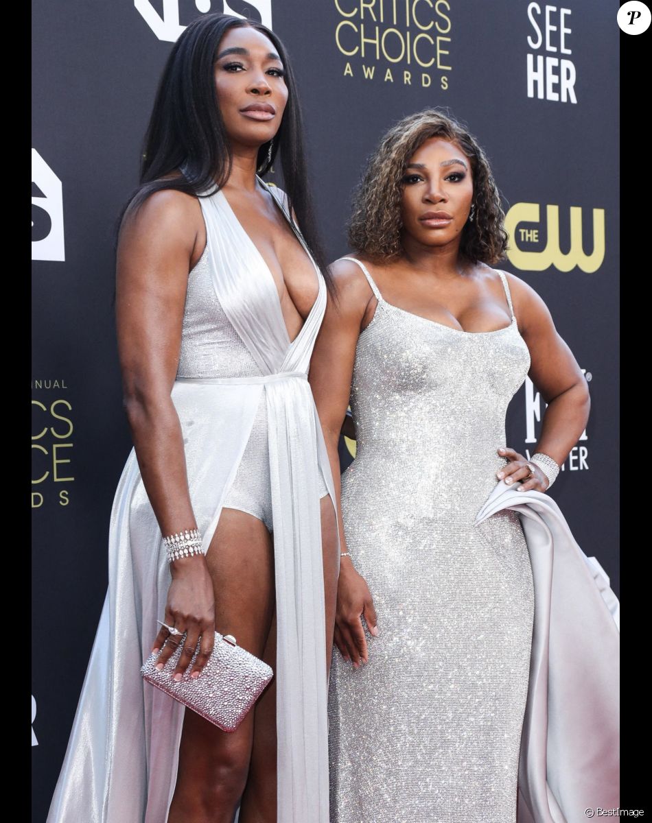 Venus Williams, Serena Williams - Photocall de la 27ème édition des Critics Choice Awards à Los Angeles.