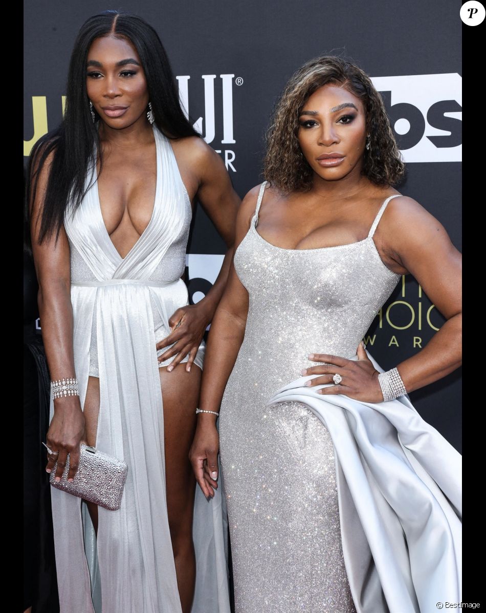 Venus Williams, Serena Williams - Photocall de la 27ème édition des Critics Choice Awards à Los Angeles le 13 mars 2022.