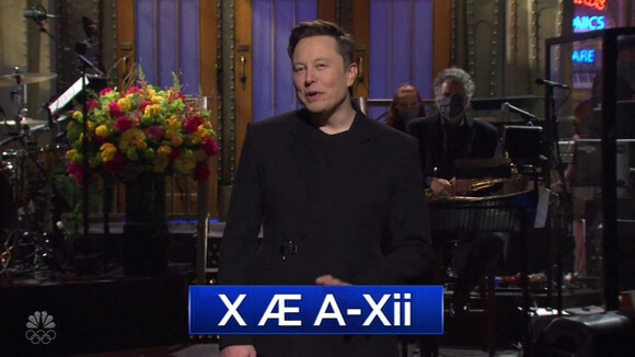 Elon Musk dans l'émission "Saturday Night Live". Le 8 mai 2021.