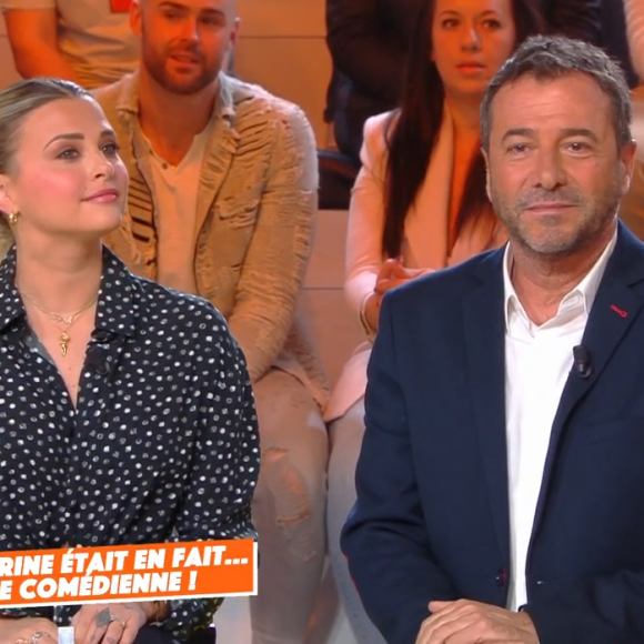 Bernard Montiel face à Carine, une femme qui affirme être le fruit de sa relation avec Mimi, une assistante de production de Vidéo Gag