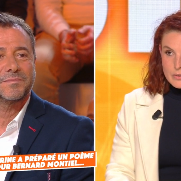 Bernard Montiel face à Carine, une femme qui affirme être le fruit de sa relation avec Mimi, une assistante de production de Vidéo Gag
