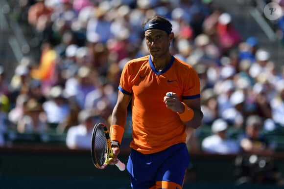 Rafael Nadal - Tournoi BNP Paribas Open 2022 d'Indian Wells le 12 mars 2022 © Antoine Couvercelle / Panoramic / Bestimage