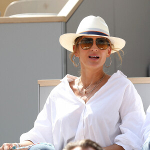 Vitaa dans les tribunes des internationaux de France Roland Garros à Paris, le 12 juin 2021. © Dominique Jacovides / Bestimage 