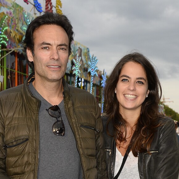 Anthony et Anouchka Delon - Ouverture de la fête des Tuileries à Paris.