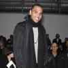 Chris Brown, le 16 janvier 2010, à Milan, pour le défilé automne-hiver 2010/2011 de Costume National