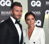 David Beckham, Victoria Beckham - Photocall de la soirée "GQ Men of the Year" Awards à Londres.