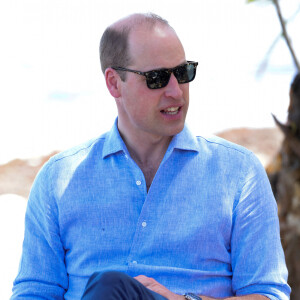 Le prince William et Kate Middleton rendent visite aux habitants d'Hopkins lors de leur tournée dans les Caraïbes au nom de la reine. Belize, le 20 mars 2022.