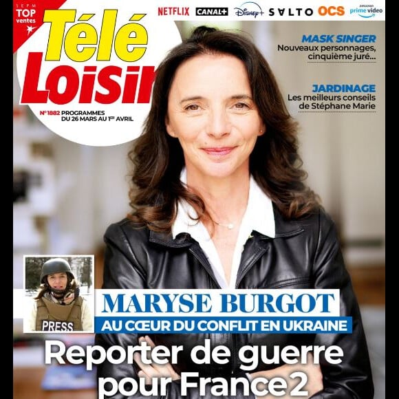Couverture du magazine "Télé Loisirs" du 21 mars 2022