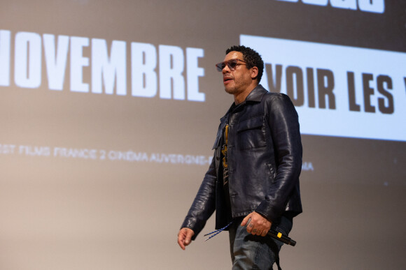 JoeyStarr lors du photocall de l'avant-première du film " Surprêmes" au Bozar (Palais des beaux-arts de Bruxelles) à Bruxelles en Belgique le 18 novembre 2021. 