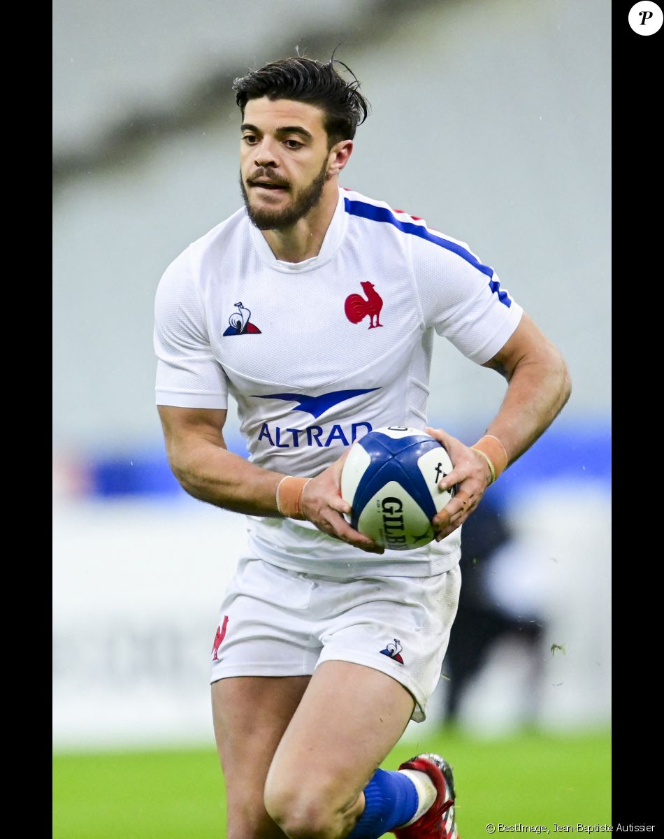 Romain Ntamack (Fra) - Le XV de France battu par l'Ecosse (23 - 27) lors de la dernière journée du Tournoi des Six Nations au stade de France à Saint-Denis, le 26 mars 2021. © JB Autissier / Panoramic / Bestimage