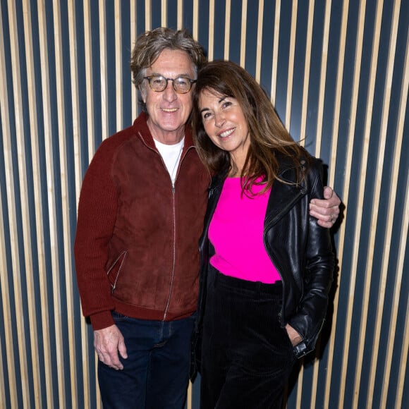 François Cluzet et sa femme Narjiss Slaoui-Falcoz - Avant Première Parisienne du film "Seule la terre est éternelle " à l'UGC Danton. © Olivier Borde / Bestimage