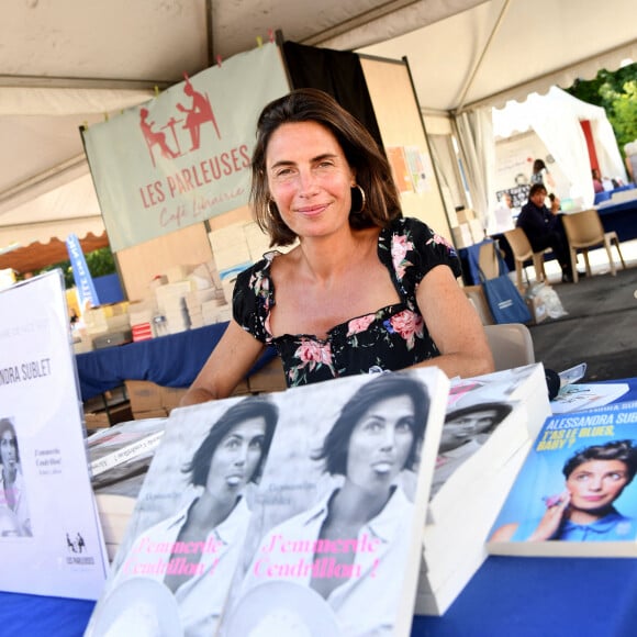 Alessandra Sublet - 25ème édition du Festival du Livre de Nice, sous la présidence d'honneur de J. Julliard, historien, essayiste et journaliste à Nice le 17 septembre 2021. © Bruno Bebert/Bestimage