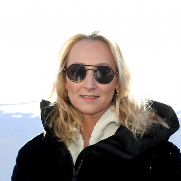 Audrey Lamy au photocall du film "La Brigade" lors de la 25ème édition du Festival international du film de comédie de l'Alpe d'Huez, France, le 21 janvier 20222. © Dominique Jacovides/Bestimage 