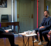 Capture d'écran de l'émission diffusée sur Youtube : "QG de Campagne" de Guillaume Pley avec Eric Zemmour, candidat à la présidentielle. Son fils Thibault est intervenu lors de l'interview.