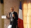 Eric Zemmour - Conférence de presse du candidat du parti "Reconquète" à l'élection présidentielle 2022, pour la présentation du projet présidentiel à la Maison de la Chimie à Paris. Le 23 mars 2022