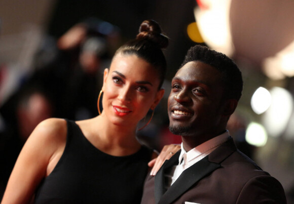 Corneille et sa femme Sofia de Medeiros - 16e édition des NRJ Music Awards à Cannes. Le 13 décembre 2014.
