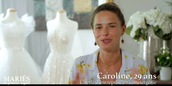 Caroline lors de l'épisode de "Mariés au premier regard 2022" du 28 mars, sur M6
