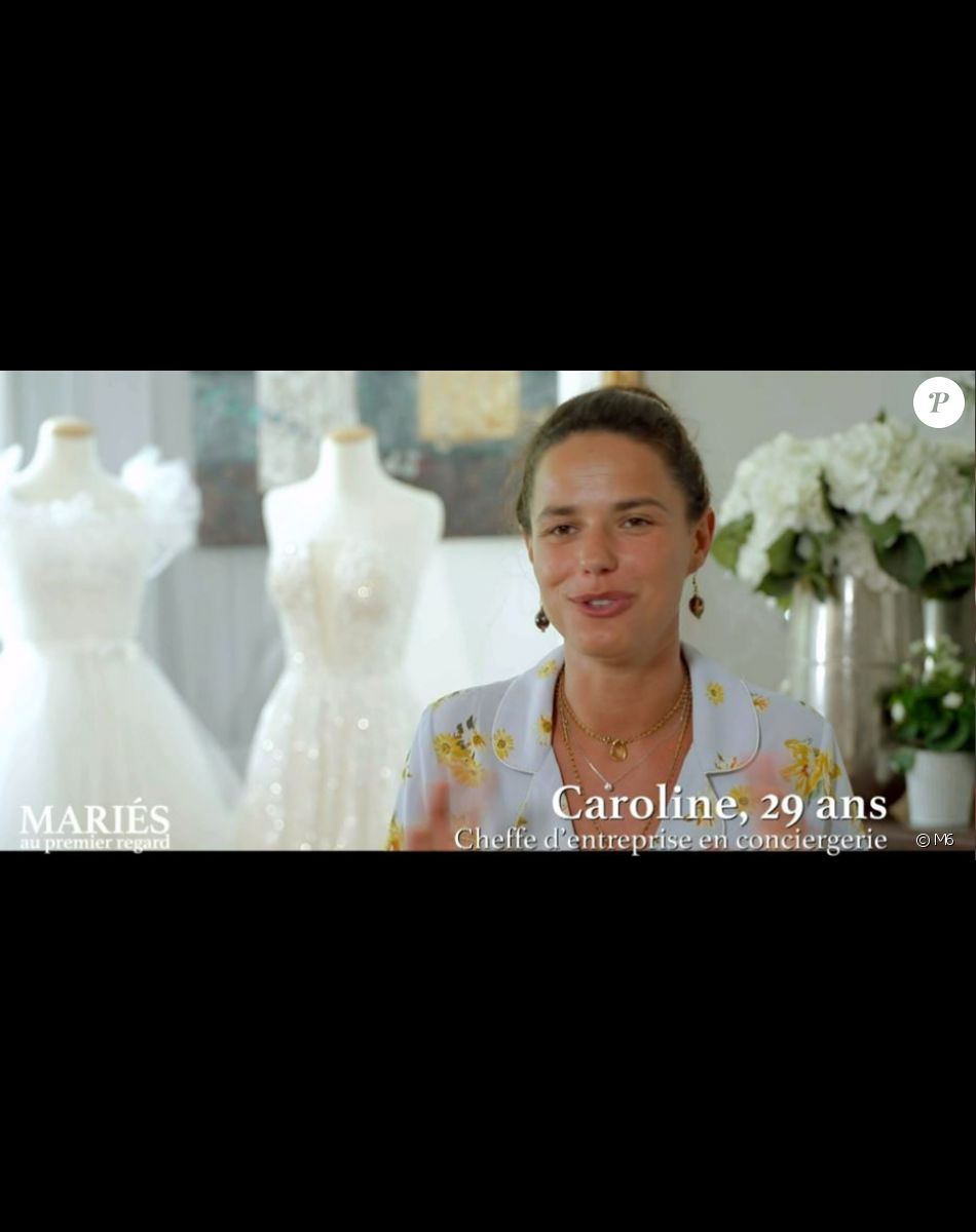 Caroline lors de l'épisode de "Mariés au premier regard 2022" du 28 mars, sur M6