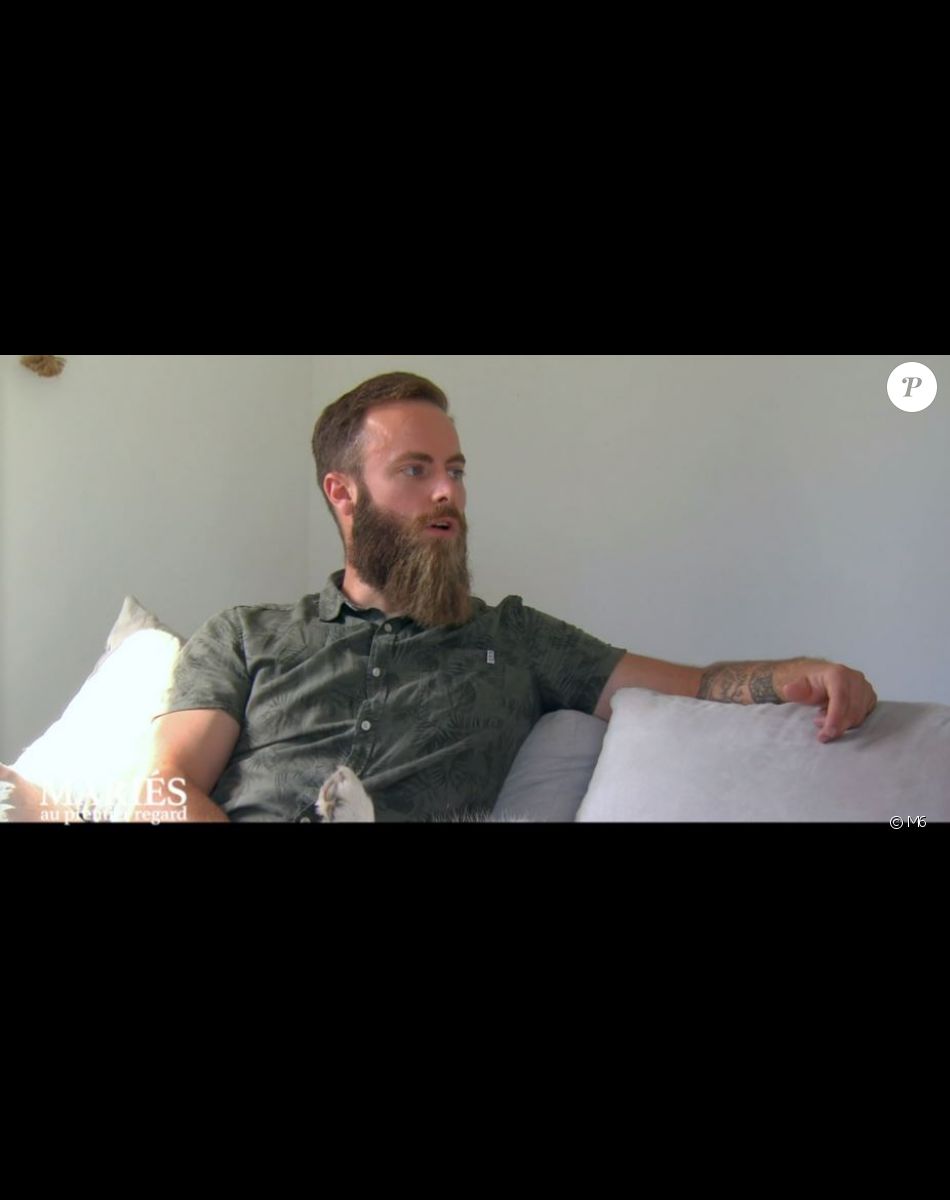 Axel lors de l'épisode de "Mariés au premier regard 2022" du 28 mars, sur M6