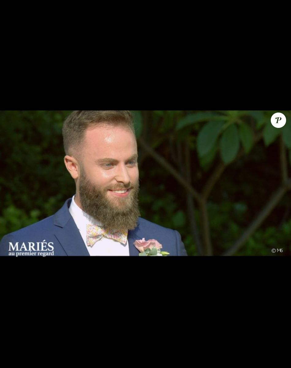 Axel lors du mariage, dans l'épisode de "Mariés au premier regard 2022" du 28 mars, sur M6