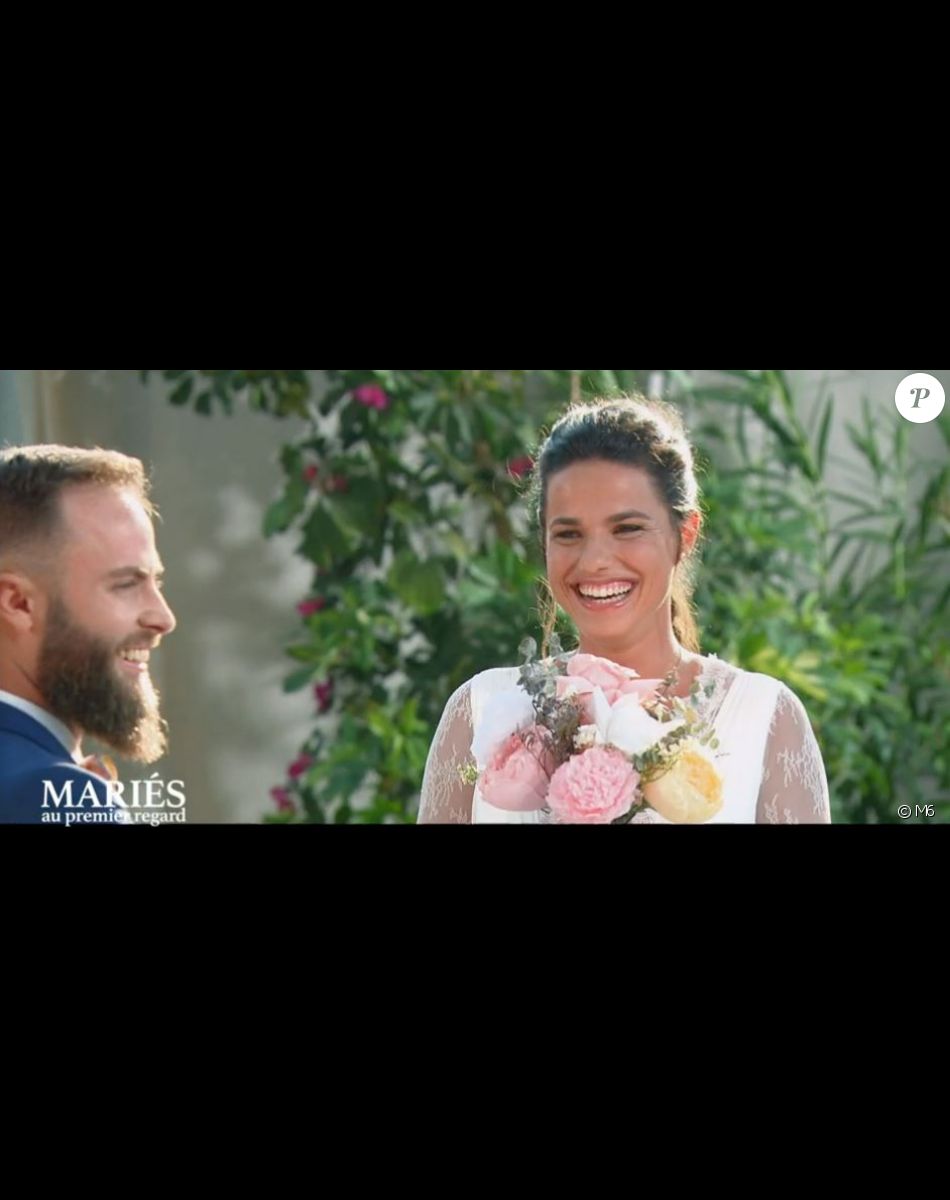 Mariage de Caroline et Axel dans "Mariés au premier regard 2022", le 28 mars, sur M6