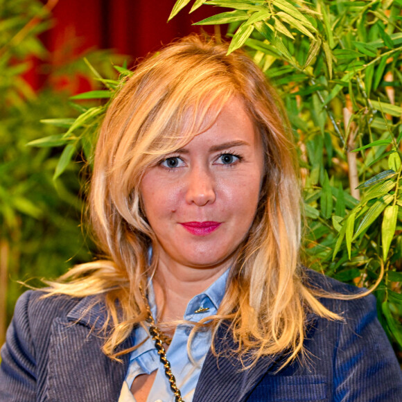 Enora Malagré en conférence de presse lors du Festival International du Film de Comédie de Liège, le 5 novembre 2021. © Frédéric Andrieu/Bestimage 