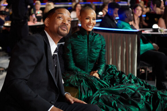 Will Smith et Jada Pinkett-Smith lors de la cérémonie des Oscars le 27 mars 2022 à Los Angeles