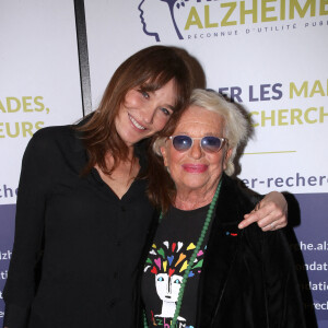 Exclusif - Carla Bruni-Sarkozy et Véronique de Villèle - 15e gala pour la Fondation Recherche Alzheimer à l'Olympia à Paris, le 14 mars 2022. © Bertrand Rindoff/Bestimage