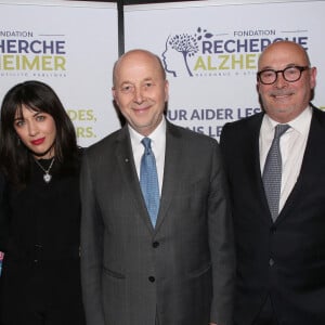 Exclusif - Professeur Bruno Dubois, Nolwenn Leroy et le Docteur Olivier de Ladoucette - 15e gala pour la Fondation Recherche Alzheimer à l'Olympia à Paris, le 14 mars 2022. © Bertrand Rindoff/Bestimage