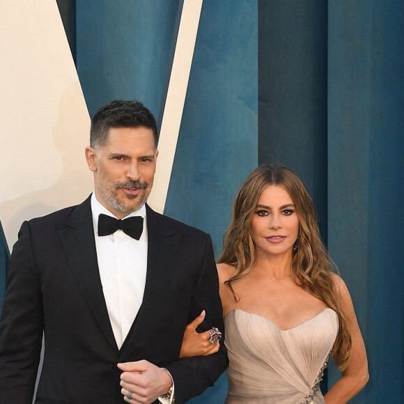Sofia Vergara et Joe Manganiello au photocall de la soirée "Vanity Fair" lors de la 94ème édition de la cérémonie des Oscars à Los Angeles, le 27 mars 2022. © imageSPACE via Zuma Press/Bestimage 