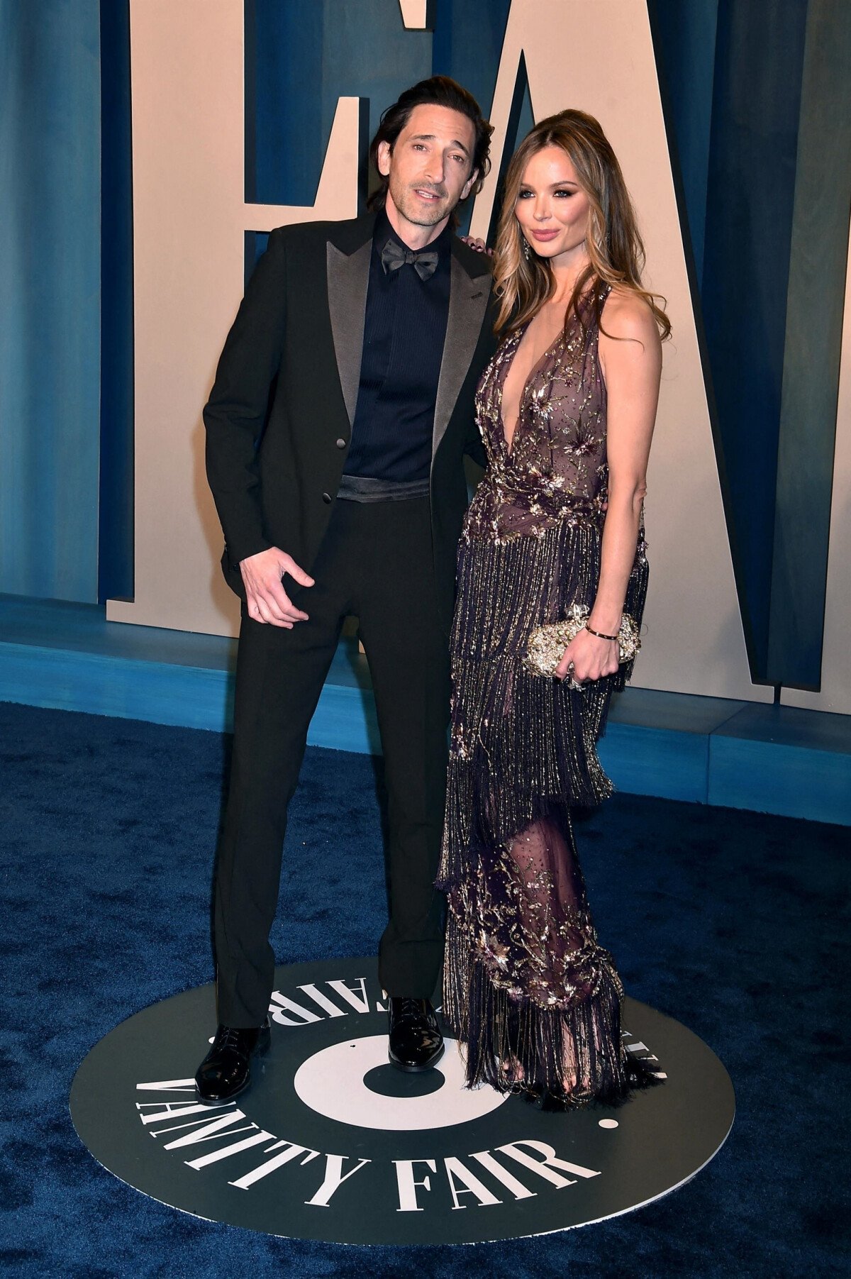 Photo : Adrien Brody and Georgina Chapman au photocall de la soirée