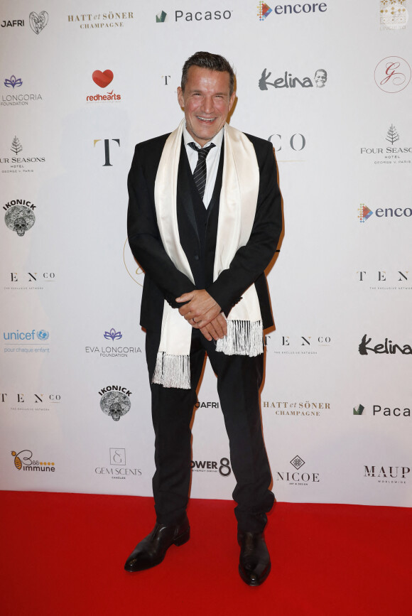 Benjamin Castaldi - Photocall de la 10ème édition du "Global Gift Gala 2021" à l'hôtel Four Seasons Hotel George V à Paris le 30 octobre 2021.  © Marc Ausset Lacroix/Bestimage 