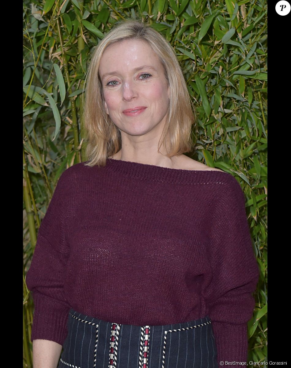 Léa Drucker - People au défilé de mode de la collection hiver 2018 "Bonpoint" à Paris le 24 janvier 2018. © Giancarlo Gorassini/Bestimage