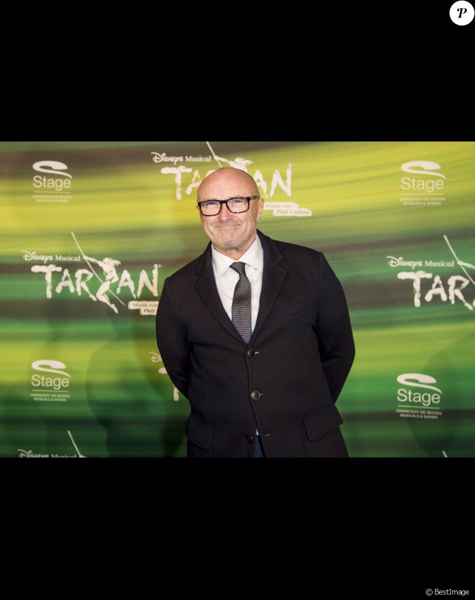 Phil Collins - Premiere de la comedie musicale "Tarzan" a Stuttgart en Allemagne le 21 novembre 2013.