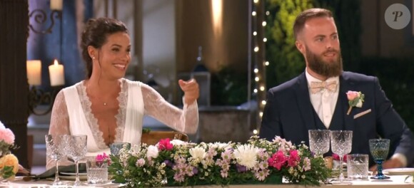 Caroline et Axel dans l'épisode de "Mariés au premier regard 2022" du 4 avril, sur M6