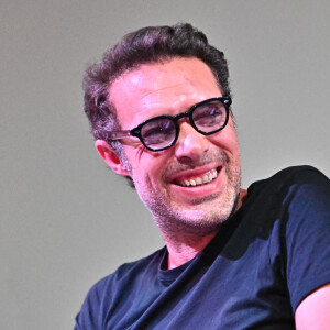 Nicolas Bedos, le président du Jury de la 3eme édition du Festival Cinéroman, à la salle de l'Artistique à Nice, le 22 octobre 2021.