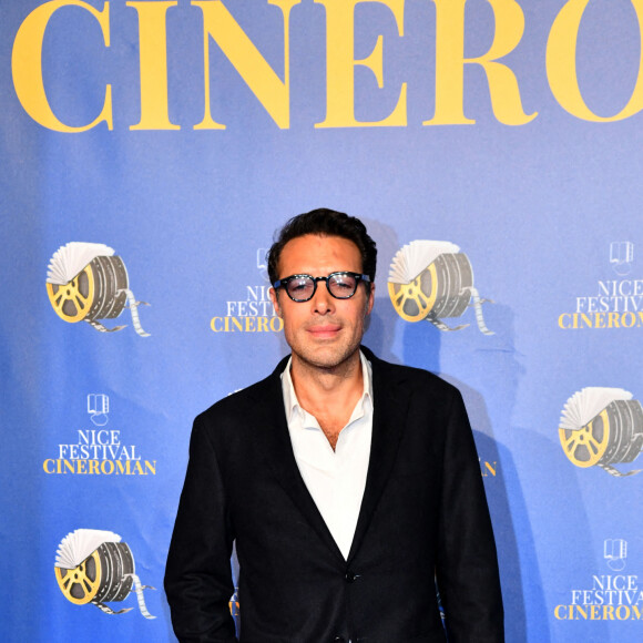 Nicolas Bedos, le président du Jury- Photocall de la soirée d'ouverture de la troisième édition du Festival Cinéroman au cinéma Pathé Gare du Sud à Nice. Le 20 octobre 2021. Le Festival se déroule du 20 au 24 octobre. © Bruno Bebert / Bestimage