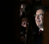 Soirée électorale du candidat de "la France Insoumise", Jean-Luc Mélenchon à l'issue du premier tour de l'élection présidentielle qui termine 4ème à 19,6 %, au Belushi's à Paris, France, le 23 avril 2017.