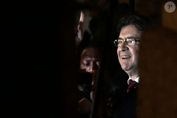 Soirée électorale du candidat de "la France Insoumise", Jean-Luc Mélenchon à l'issue du premier tour de l'élection présidentielle qui termine 4ème à 19,6 %, au Belushi's à Paris, France, le 23 avril 2017.