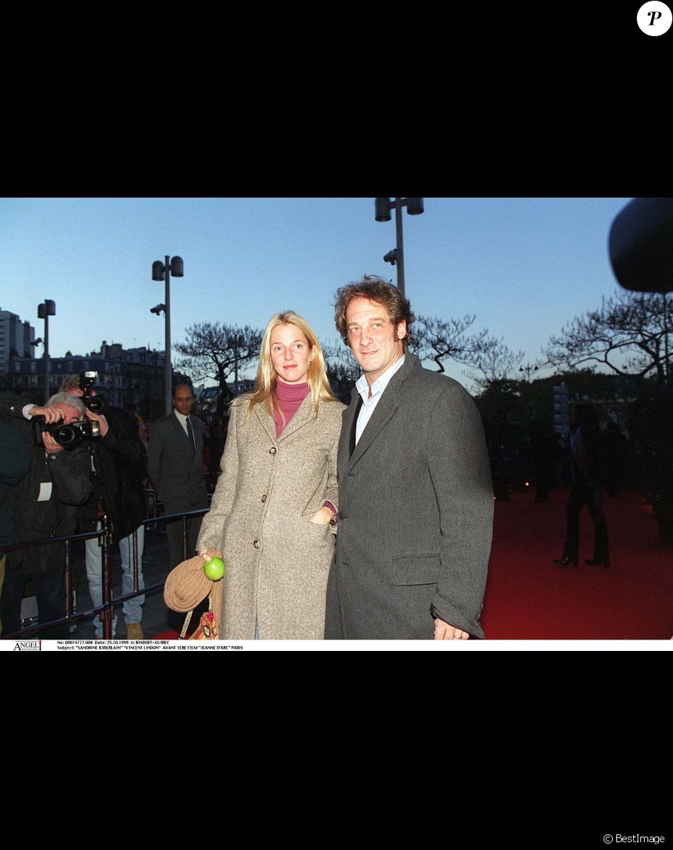 Sandrine Kiberlain et Vincent Lindon - Première du film "Jeanne d'Arc".