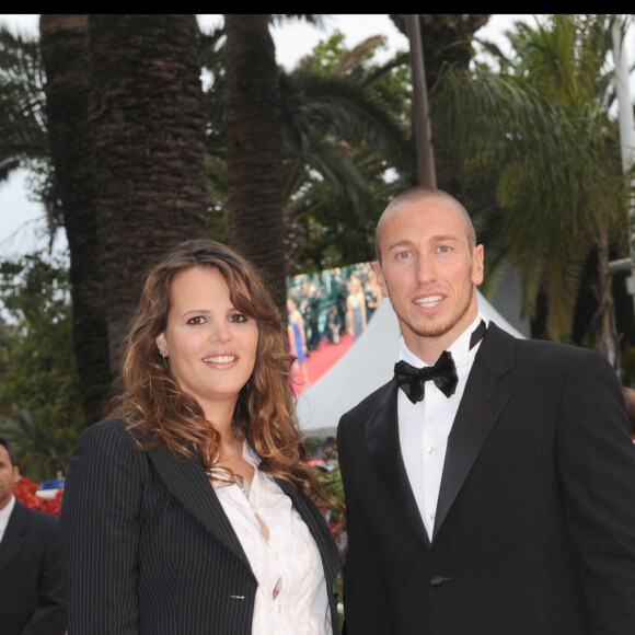 Laure Manaudou et Frédérick Bousquet lors du Festival de Cannes en 2010.