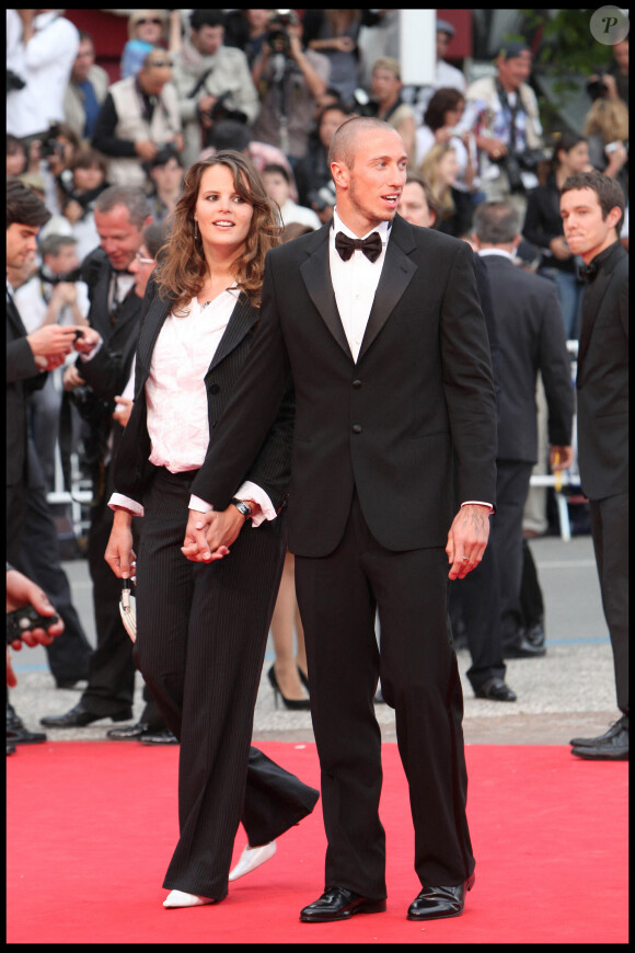 Laure Manaudou et Frédérick Bousquet lors du Festival de Cannes en 2010.