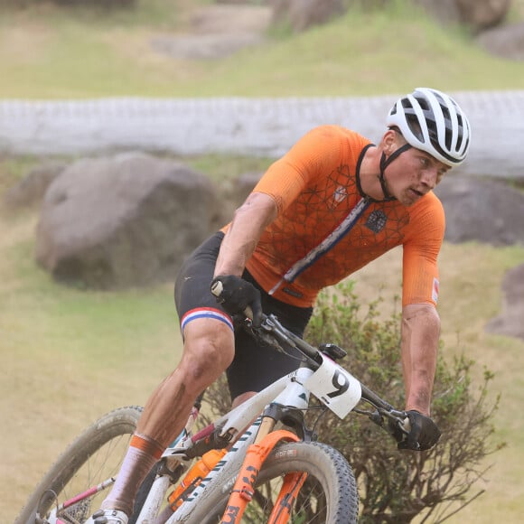 Mathieu van der Poel - Jeux Olympiques de Tokyo 2020 - VTT : Parcours MTB d'Izu. Izu, le 26 juillet 2021.