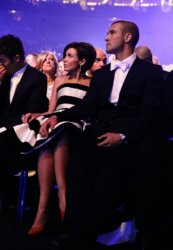 Dannii Minogue et son amoureux Kris aux trophées de la télévision à Londres le 20 janvier 2010