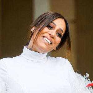 Amel Bent - Défilé femme Giambattista Valli lors de la Fashion Week de Paris. © Veeren-Clovis/Bestimage